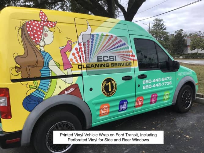 Vehicle Graphic - Lettering, Partial & Full Wraps